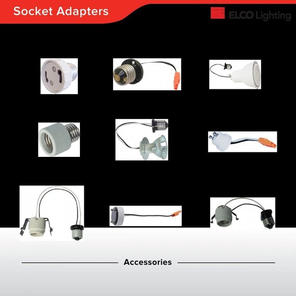 Elco Lighting Socket Adapters P012S